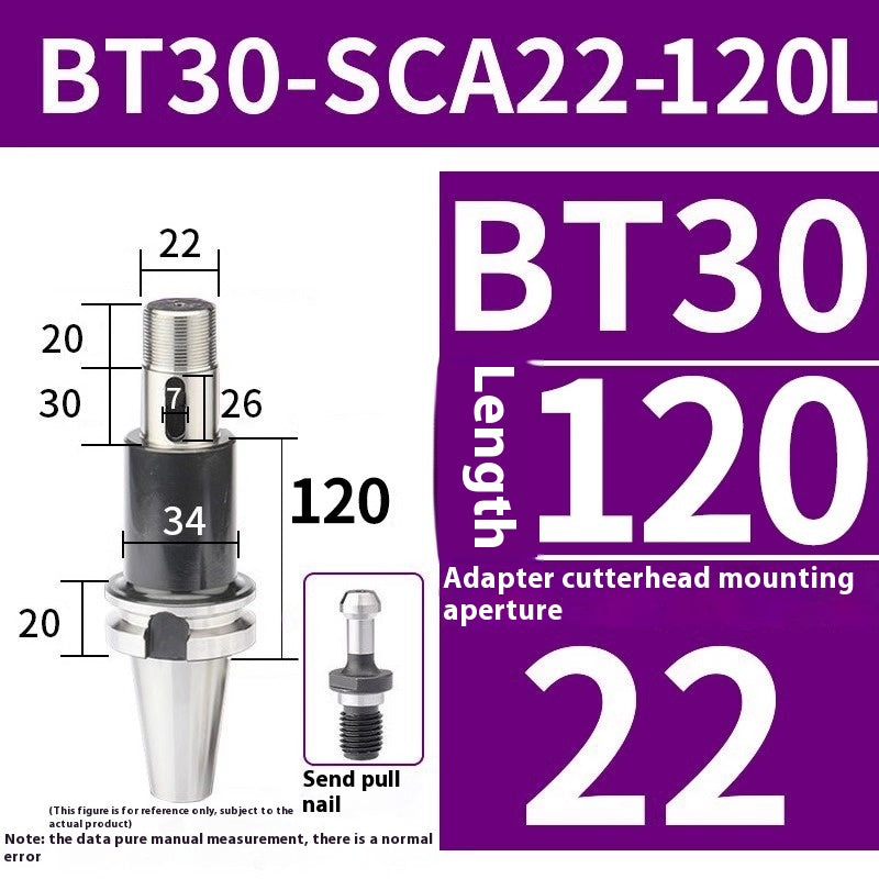 2094-Saw blade shank side and face milling shank BT40-SCA22/SCA27/SCA32SCA40-90/120/150 Shandong Denso Pricision Tools Co.,Ltd.
